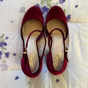 Sam Edelman Circus Joelle Cranberry Heels Size 9